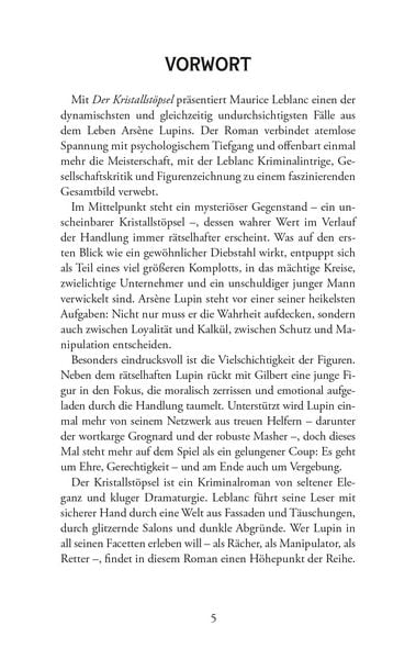 Produktbild: Lupin. Der Kristallst&ouml;psel. Detektivroman. Maurice Leblanc