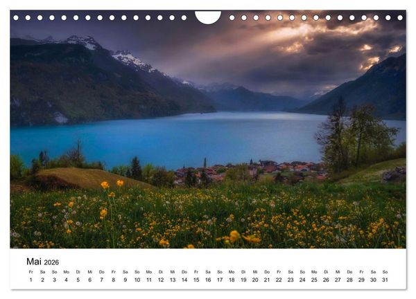 Produktbild: Wunderwelt Schweiz (Wandkalender 2026 DIN A4 quer), CALVENDO Monatskalender