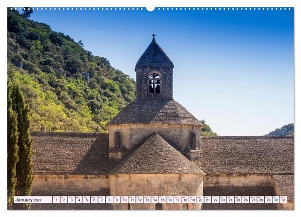 Produktbild: Provence. A journey through the villages of the French Provence (High Quality Premium Wall Calendar 2027 DIN A2 landscape),CALVENDO 12 Month Wall Calendar