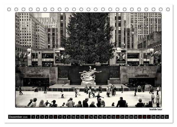 Produktbild: Manhattan Memories - Erinnerungen an New York (Tischkalender 2026 DIN A5 quer), CALVENDO Monatskalender