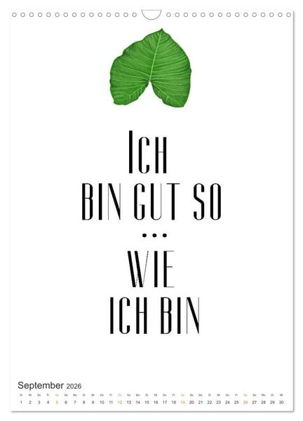 Produktbild: Motivation (Wandkalender 2026 DIN A3 hoch), CALVENDO Monatskalender