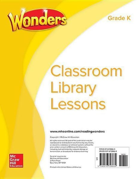 Produktbild: Wonders Classroom Library Lessons, Grade K