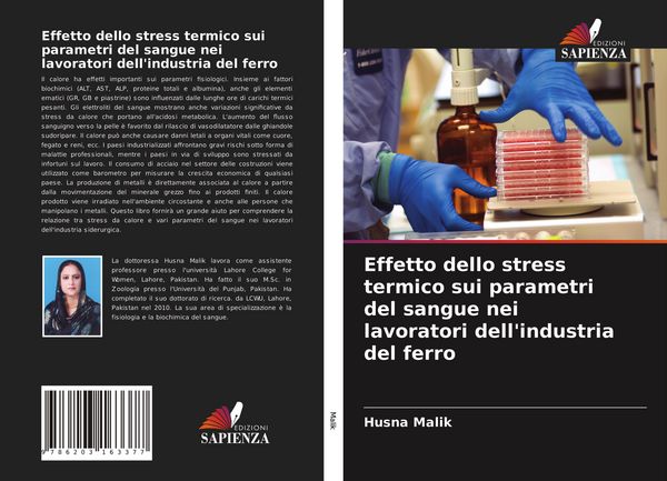 Produktbild: Effetto dello stress termico sui parametri del sangue nei lavoratori dell'industria del ferro
