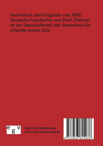 Produktbild: Geschichte des Deutschen Volkes