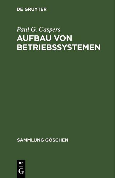 Produktbild: Aufbau von Betriebssystemen