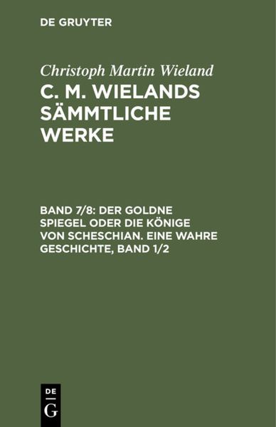 Produktbild: Der goldne Spiegel oder die K&ouml;nige von Scheschian. Eine wahre Geschichte, Band 1/2