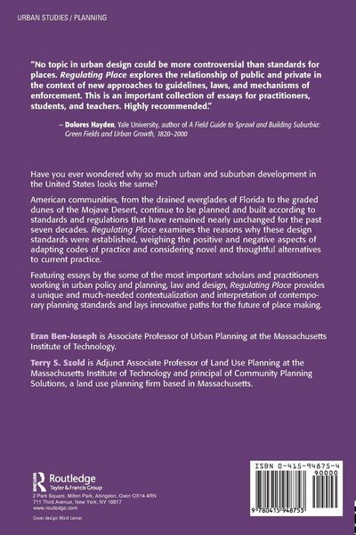 Produktbild: Regulating Place