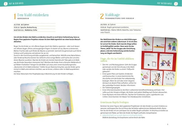 Projektreihe Kindergarten - Im Wald