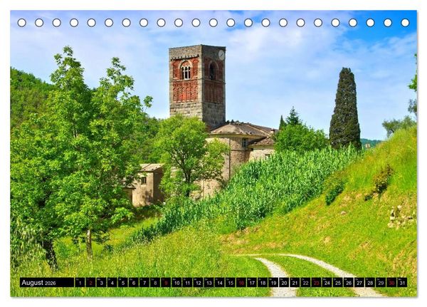 Produktbild: Ligurien - Berge und Meer (Tischkalender 2026 DIN A5 quer), CALVENDO Monatskalender