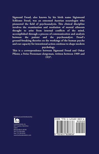 Produktbild: Psychoanalysis and FaithThe Letters of Sigmund Freud and Oskar Pfister