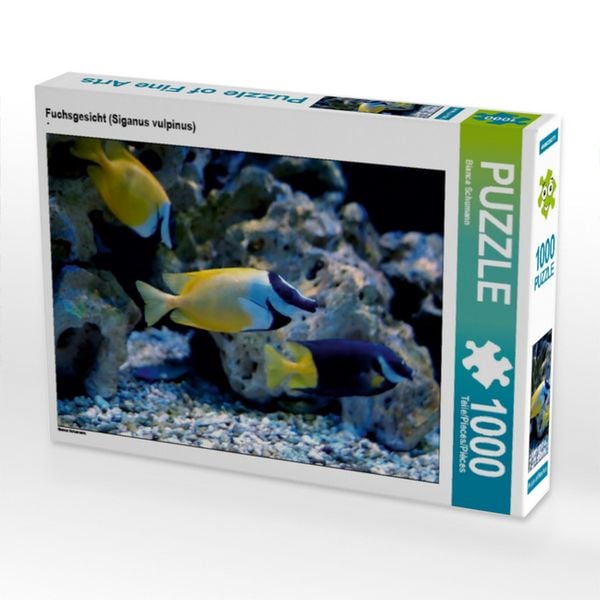Produktbild: CALVENDO Puzzle Fuchsgesicht (Siganus vulpinus) | 1000 Teile Lege-Gr&ouml;&szlig;e 64x48cm Foto-Puzzle f&uuml;r gl&uuml;ckliche Stunden