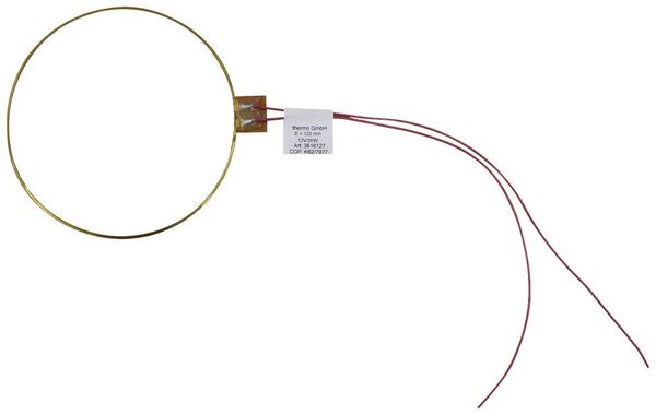 Produktbild: Thermo TECH Polyimid Heizfolie selbstklebend 12V 26W Schutzart IPX4 (&Oslash;) 120mm