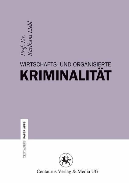 Produktbild: Wirtschafts- und Organisierte Kriminalit&auml;t