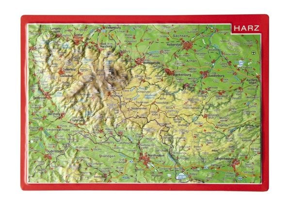 Produktbild: Reliefpostkarte Harz