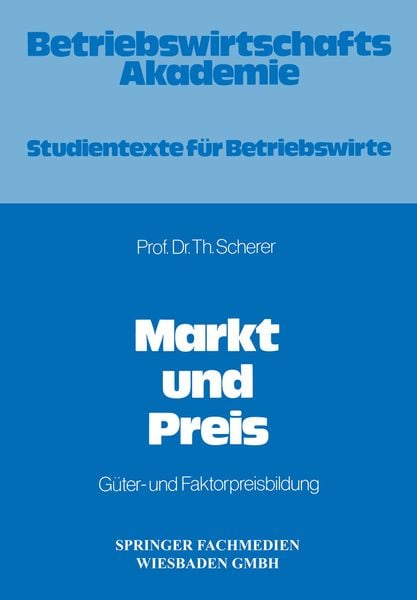 Produktbild: Markt und Preis