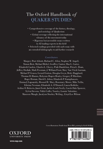 Produktbild: The Oxford Handbook of Quaker Studies