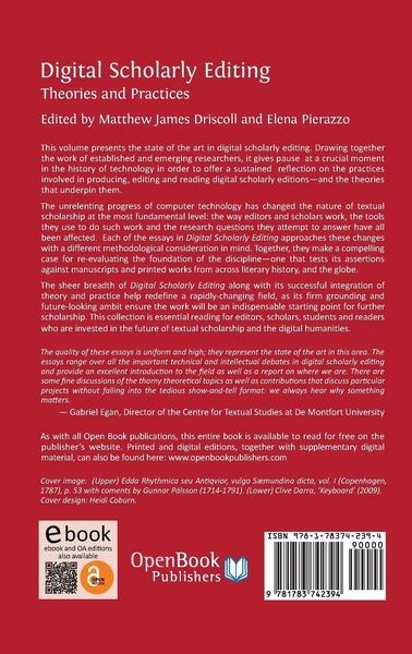 Produktbild: Digital Scholarly Editing