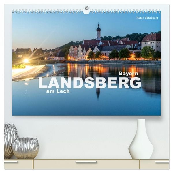 Produktbild: Landsberg am Lech (hochwertiger Premium Wandkalender 2026 DIN A2 quer), Kunstdruck in Hochglanz