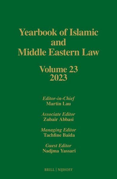 Produktbild: Yearbook of Islamic and Middle Eastern Law, Volume 22 (2021-2022)