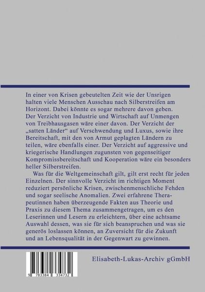 Produktbild: Sinnvoller Verzicht