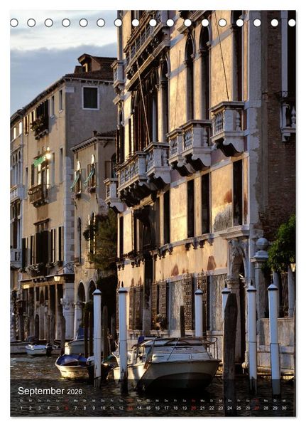 Produktbild: Fotografischer Streifzug durch Venedig (Tischkalender 2026 DIN A5 hoch), CALVENDO Monatskalender