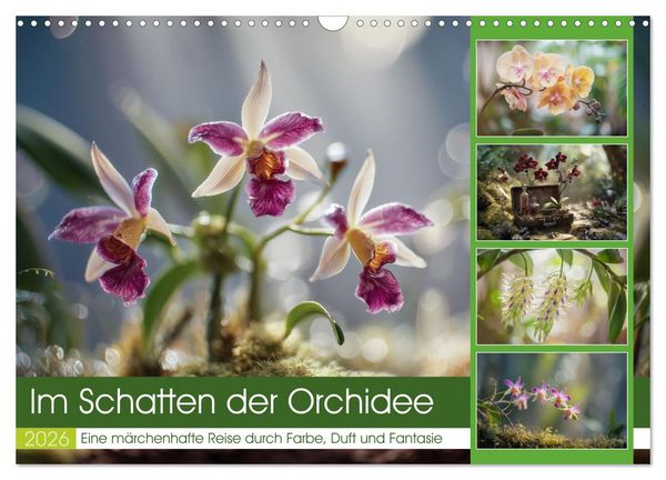 Produktbild: Im Schatten der Orchidee (Wandkalender 2026 DIN A3 quer), CALVENDO Monatskalender