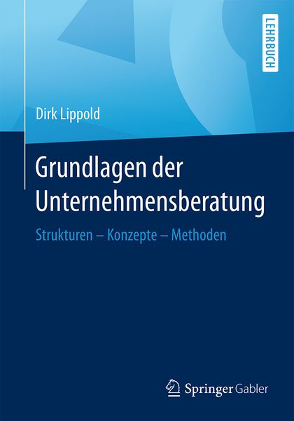 Produktbild: Grundlagen der Unternehmensberatung