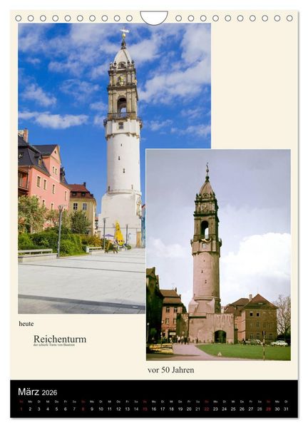 Produktbild: Bautzen vor 50 Jahren und heute (Wandkalender 2026 DIN A4 hoch), CALVENDO Monatskalender
