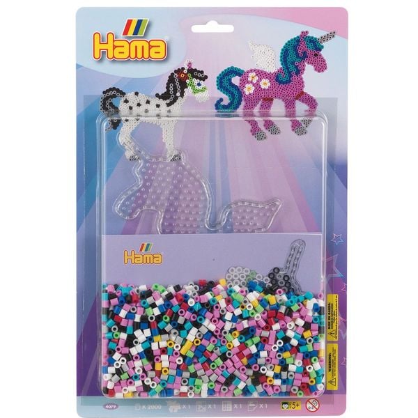 Hama® Bügelperlen Blister Pegasus 2.000 Stück.