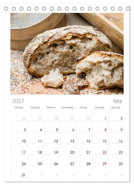 Produktbild: Tischplaner 2027 - Brot & Kaffee Impressionen 2027 (A5 Tischkalender zum Aufstellen) CALVENDO