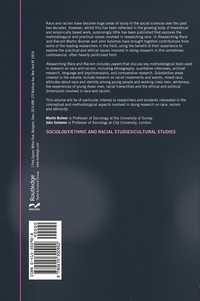 Produktbild: Researching Race and Racism