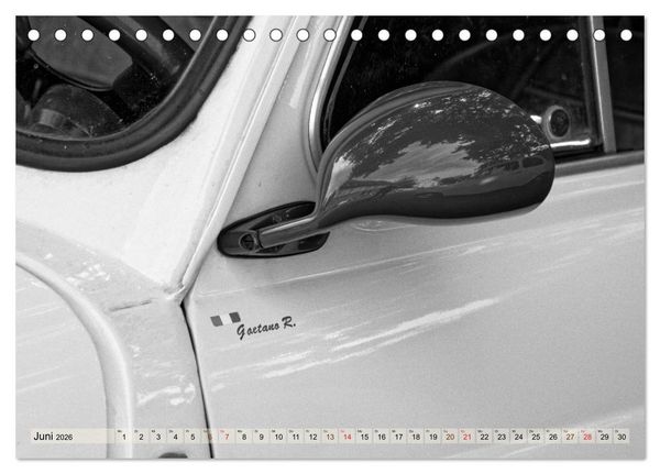 Produktbild: il Cinquecento - Details im Fokus - im Look eines legend&auml;ren Analogfilms (Tischkalender 2026 DIN A5 quer), CALVENDO Monatskalender