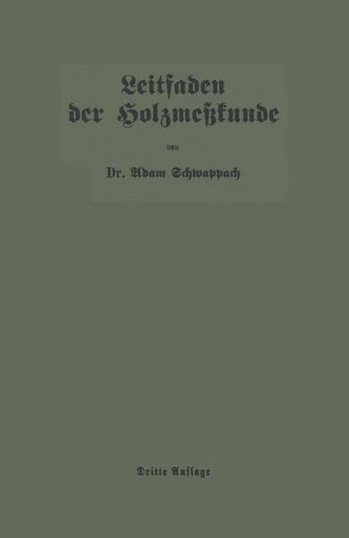 Produktbild: Leitfaden der Holzme&szlig;kunde