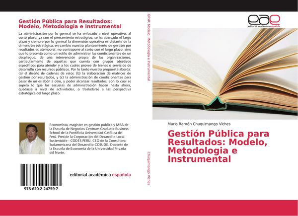 Produktbild: Gesti&oacute;n P&uacute;blica para Resultados: Modelo, Metodologia e Instrumental