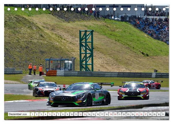 Produktbild: Faszination GT3 RACING (Tischkalender 2026 DIN A5 quer), CALVENDO Monatskalender