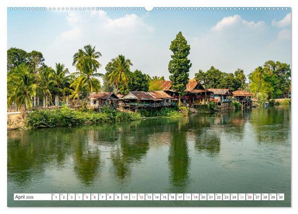 Produktbild: S&uuml;dostasien - Laos (hochwertiger Premium Wandkalender 2026 DIN A2 quer), Kunstdruck in Hochglanz