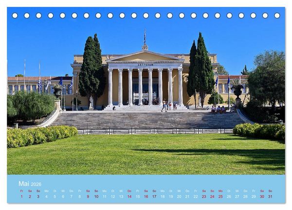 Produktbild: Geliebtes Athen (Tischkalender 2026 DIN A5 quer), CALVENDO Monatskalender