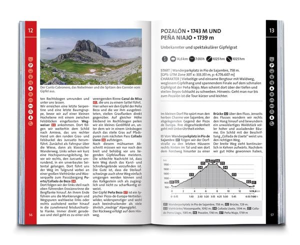 Produktbild: KOMPASS Wanderf&uuml;hrer Picos de Europa, 55 Touren mit Extra-Tourenkarte