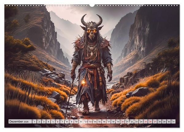 Produktbild: Inka-Mythologie - G&ouml;tter, Helden und Monster (hochwertiger Premium Wandkalender 2026 DIN A2 quer), Kunstdruck in Hochglanz