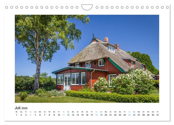 Produktbild: Wundersch&ouml;nes Mecklenburg-Vorpommern (Wandkalender 2026 DIN A4 quer), CALVENDO Monatskalender