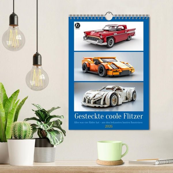 Produktbild: Gesteckte coole Flitzer (Wandkalender 2026 DIN A4 hoch), CALVENDO Monatskalender