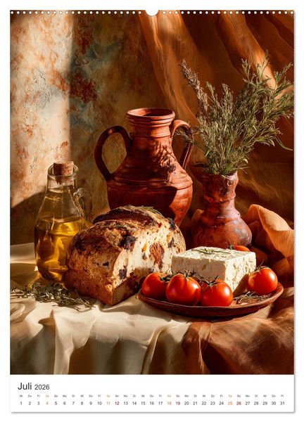 Produktbild: Genussmomente (Wandkalender 2026 DIN A2 hoch), CALVENDO Monatskalender