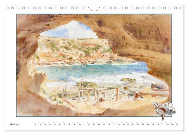 Produktbild: Karibisches Flair auf Formentera (Wandkalender 2027 DIN A4 quer), CALVENDO Monatskalender