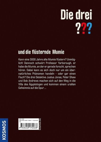 Produktbild: Die drei ??? und die fl&uuml;sternde Mumie