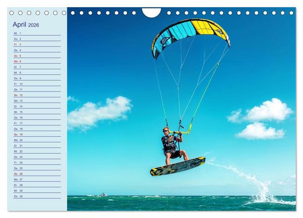 Produktbild: KI Aqua-Emotionen - Ein Jahr voller Wassersport (Wandkalender 2026 DIN A4 quer), CALVENDO Monatskalender