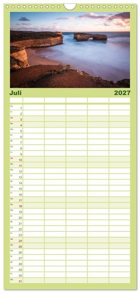 Produktbild: Familienplaner 2027 - Wunder Natur II mit 5 Spalten (Wandkalender, 21 x 45 cm) CALVENDO