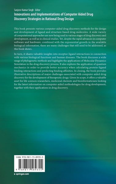 Produktbild: Innovations and Implementations of Computer Aided Drug Discovery Strategies in Rational Drug Design