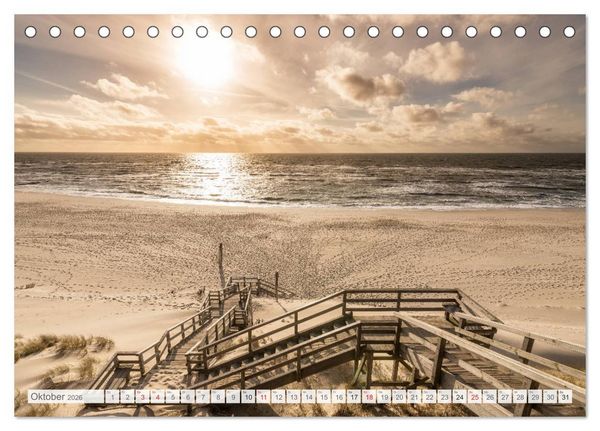 Produktbild: Nordseeperle Sylt (Tischkalender 2026 DIN A5 quer), CALVENDO Monatskalender