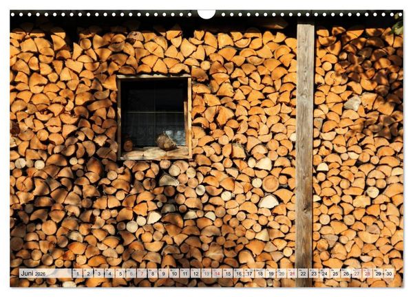 Produktbild: HOLZ - Stapel und St&auml;mme (Wandkalender 2026 DIN A3 quer), CALVENDO Monatskalender