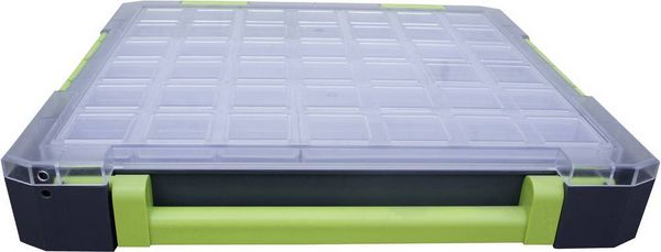 Produktbild: VISO Sortimentskoffer (L x B x H) 375 x 70 x 425 mm Anzahl F&auml;cher: 21 feste Unterteilung Inhalt 1 St.